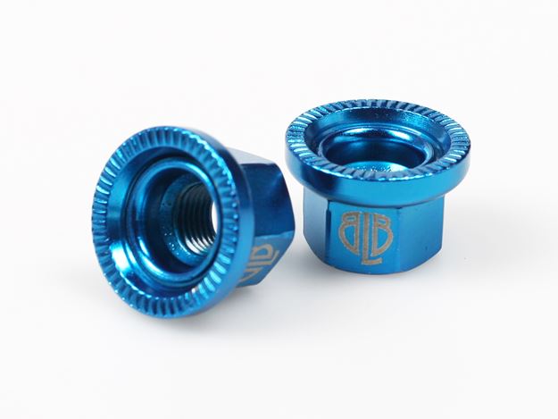 Picture of BLB Steel Track Nuts - Blue