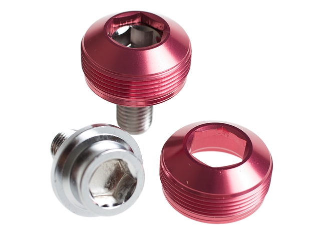 Picture of BLB Alloy Cup Crank Bolts - Pink