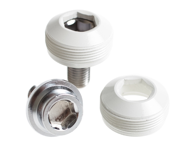 Picture of BLB Alloy Cup Crank Bolts - White
