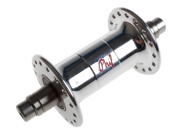 Phil Wood Track LF Front Hub - Silver