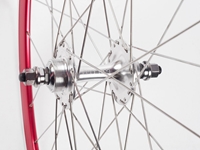 Picture of Shroom Deep Section Wheel Set - Red/Silver