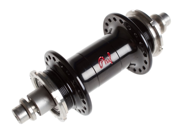 Picture of Phil Wood Track LF Rear Double Fix Hub - Black