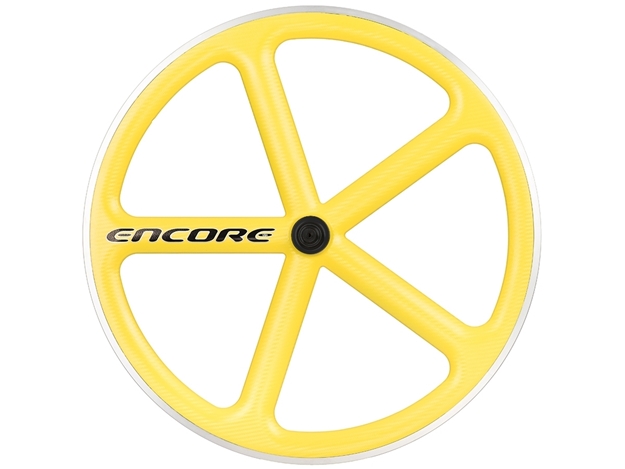 Picture of Encore Wheel - Zinc Yellow NMSW - Carbon Weave