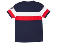 Picture of BLB Cut & Sew Tee - Navy/White/Red