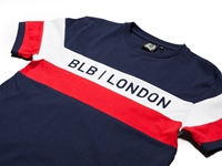 Picture of BLB Cut & Sew Tee - Navy/White/Red