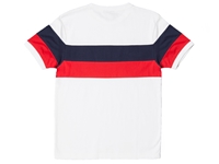 Picture of BLB Cut & Sew Tee - White/Navy/Red