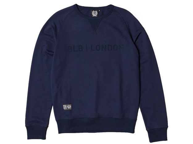 Picture of BLB Flock London Sweatshirt - Navy