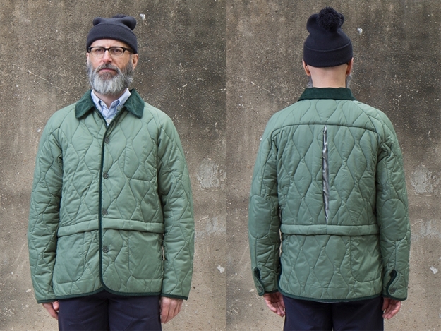 Picture of Hjul Quilted Jacket - Olive
