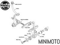 Paul Components MiniMoto Brake parts