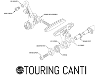 Paul Components Touring Cantilever Brake parts