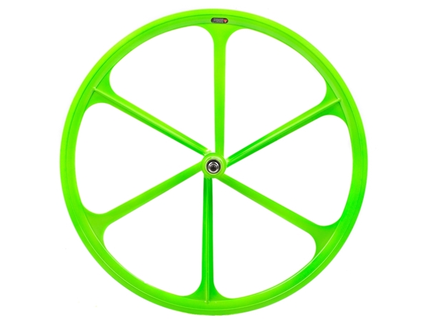 Teny 6 Spoke Front Wheel - Green
