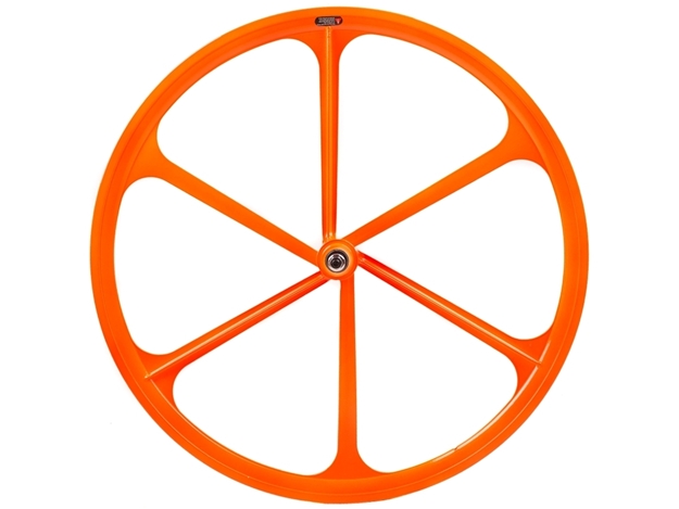 Teny 6 Spoke Front Wheel - Orange