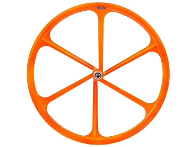 Teny 6 Spoke Rear Wheel - Orange