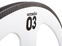 Picture of BLB Notorious 03 Full Carbon Front Wheel - White