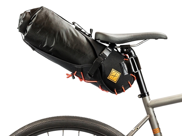 Restrap Carry Saddle & Dry bag (14L) - Black/Orange