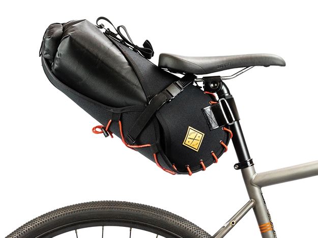 Restrap Carry Saddle & Dry bag (8L) Blk/Orange