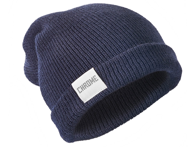 Picture of Chrome Wool Cuff Beanie - Navy