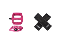 Picture of Fyxation Gates Pedal with Strap Kit - Pink/Black