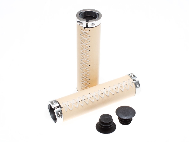 Picture of BLB Curve Lock-On Grips - Cream