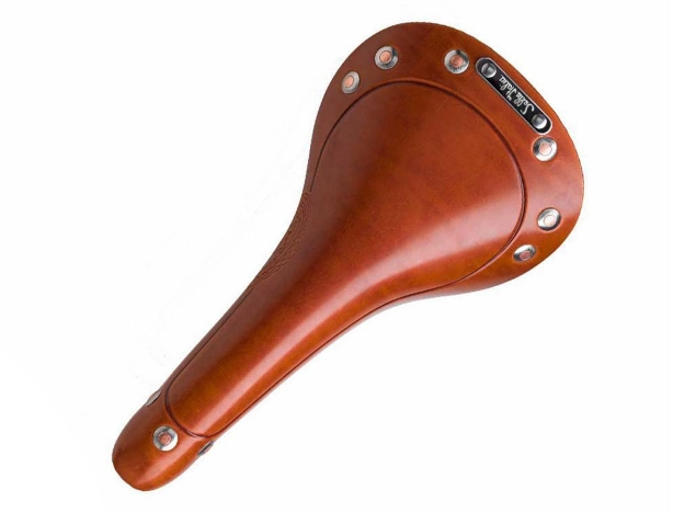 Selle Italia Storica Leather Saddle - Honey Brown
