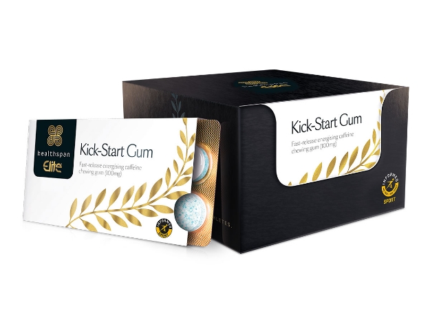 Healthspan Kick-Start Caffeine Gum 12 pack