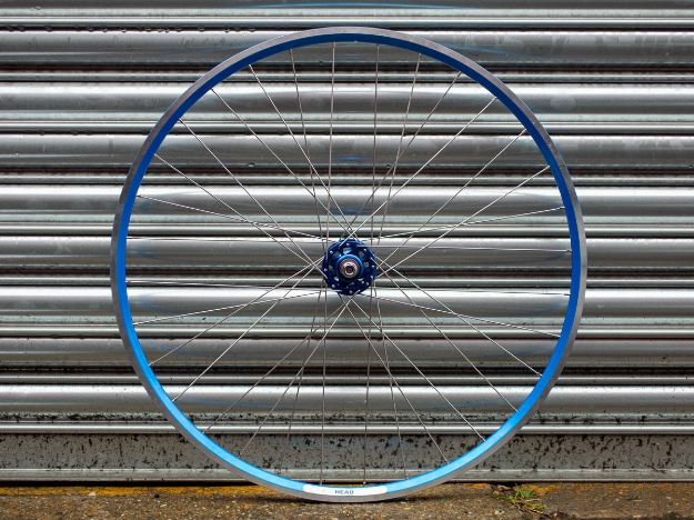 Picture of Velocity Aerohead Front Wheel - Blue