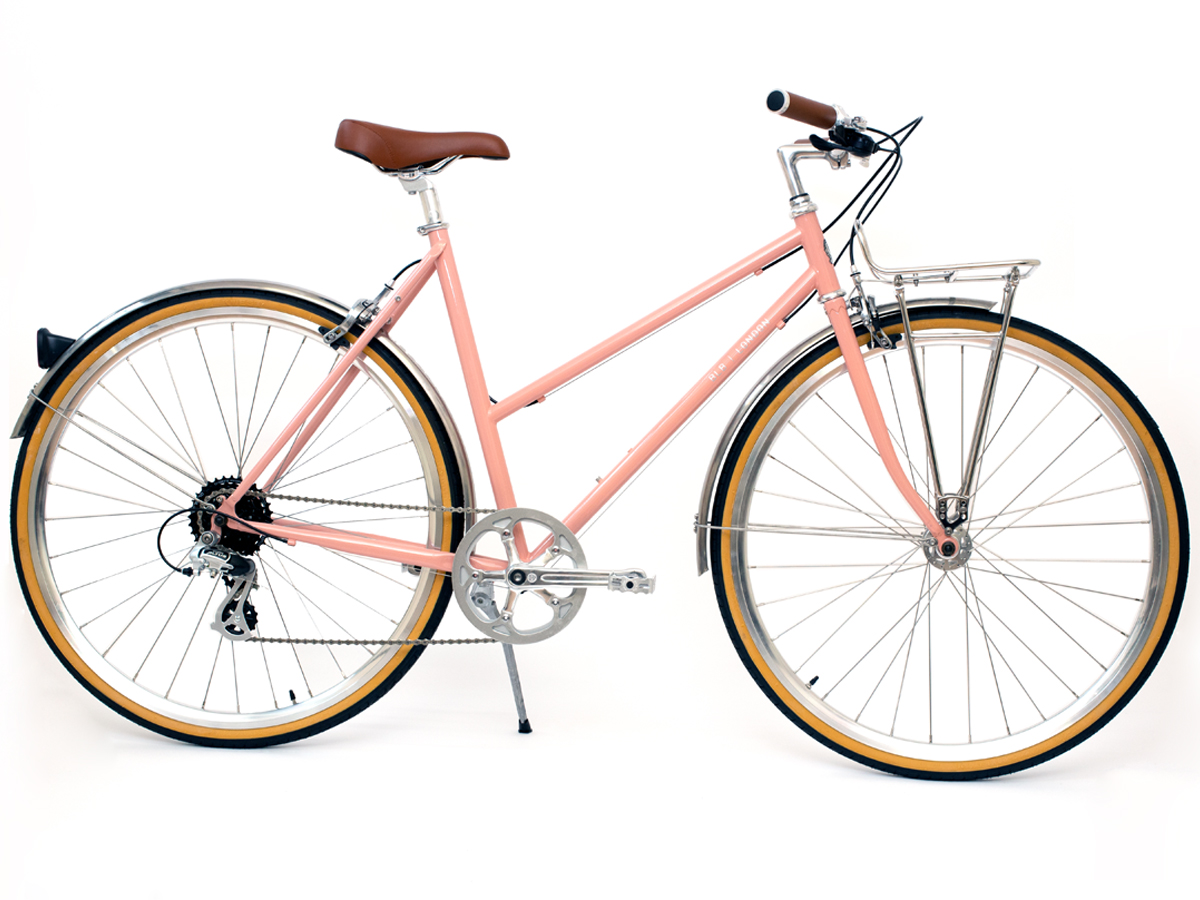 BLB Butterfly 8spd Town Bike - Dusty Pink. Brick Lane Bikes: The Official  Website