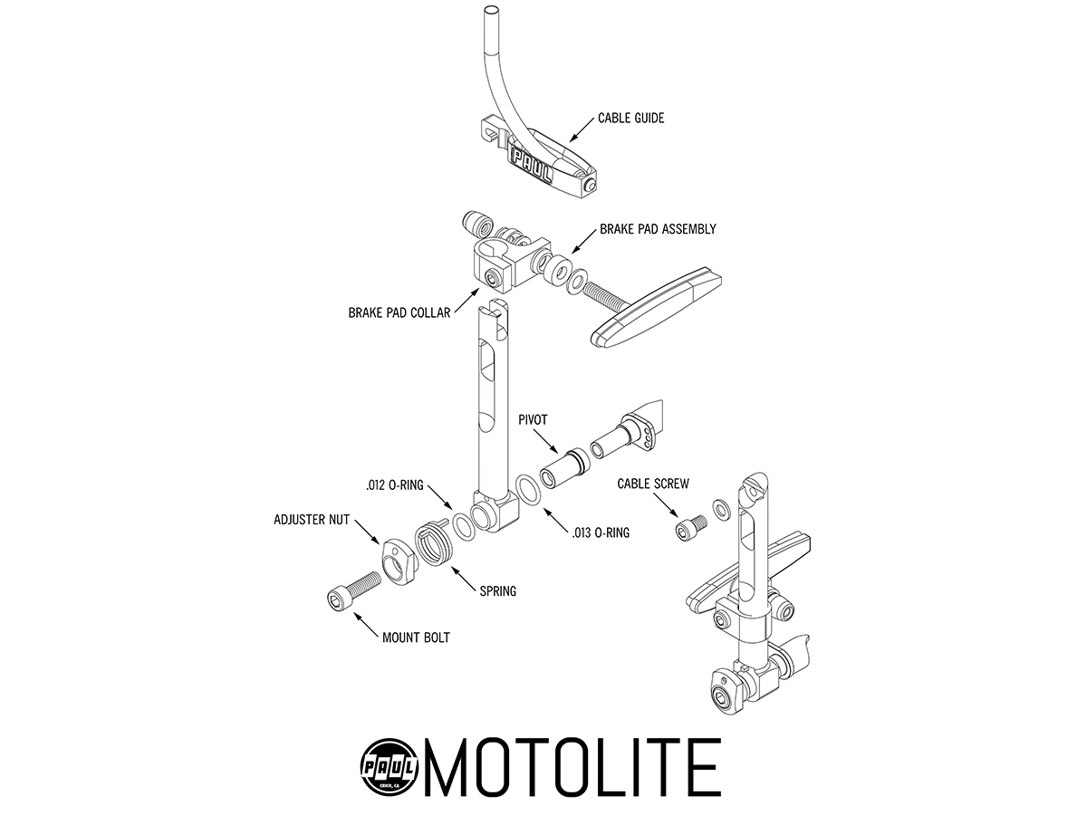 Paul Components Motolite Brake - Black