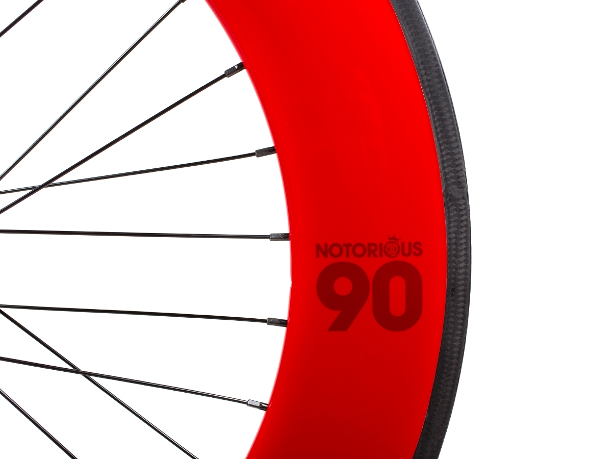BLB Notorious 90 Rear Wheel - Red/Black
