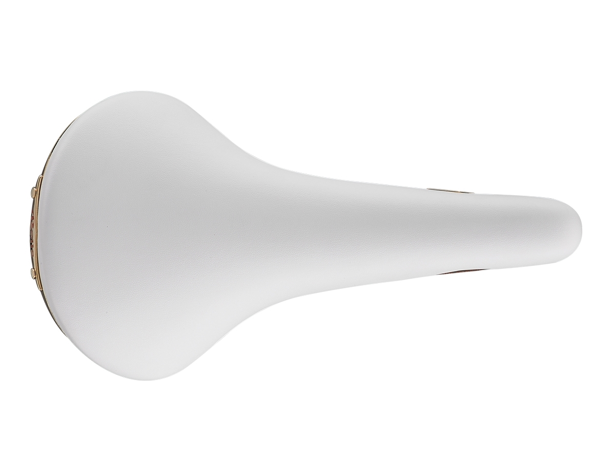 Selle San Marco Rolls Saddle - White Vintage Leather