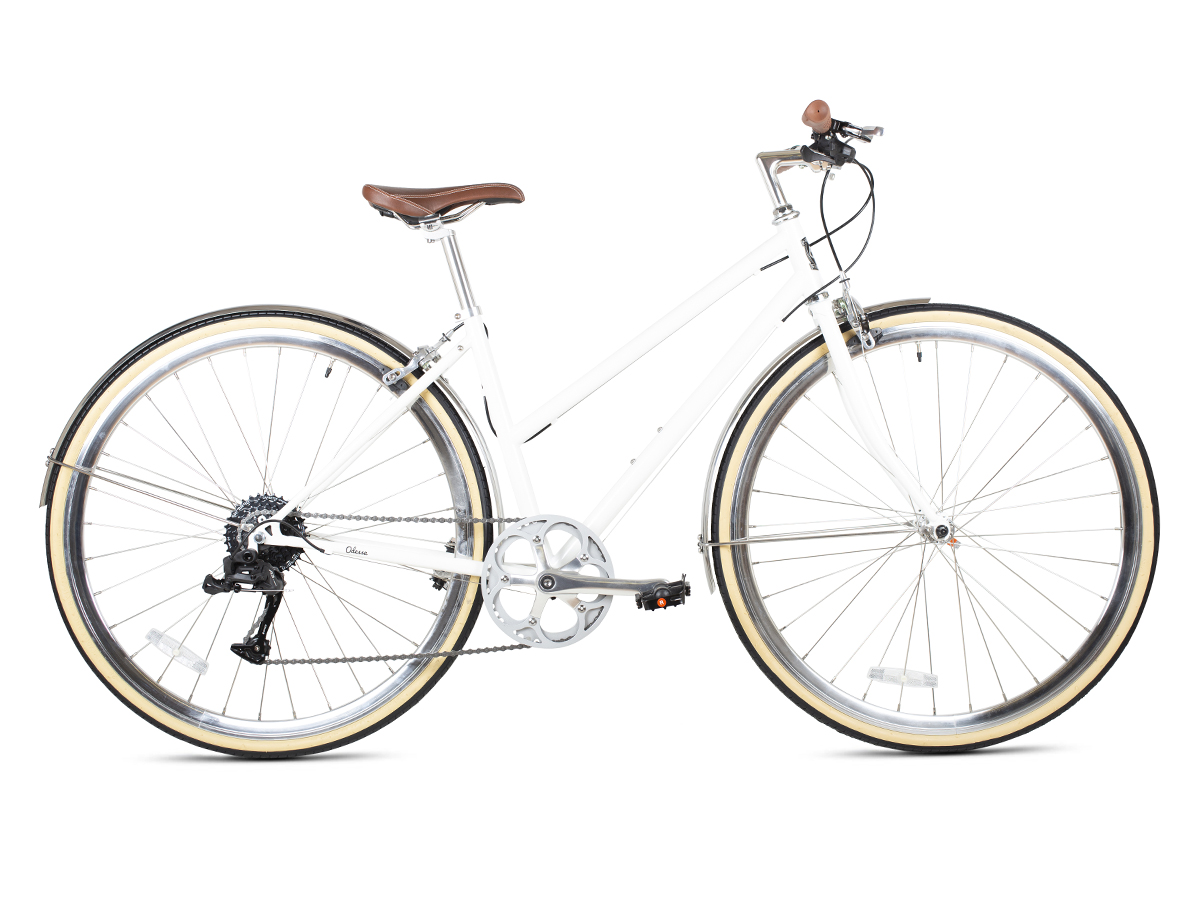 6KU Coney 8spd City Bike - Coney White