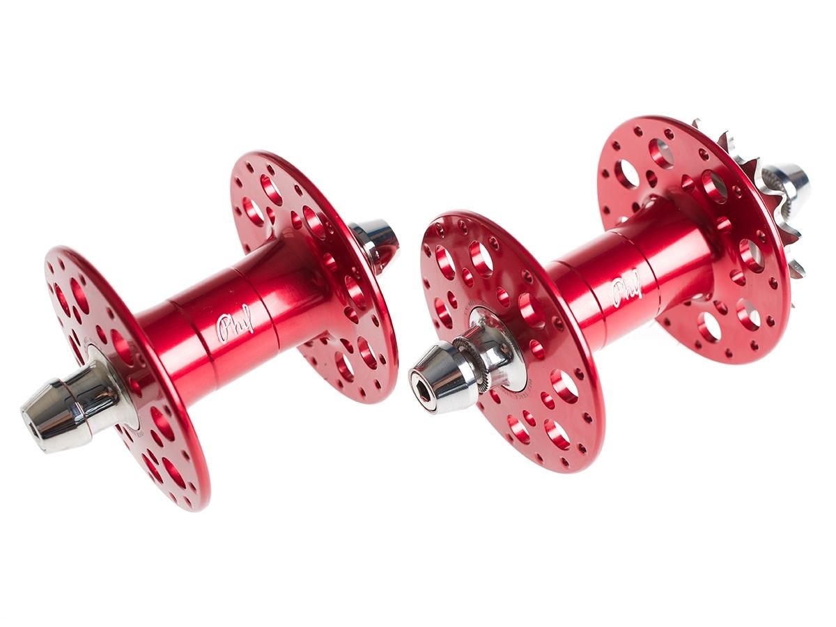 Phil Wood 3.5 Ltd Edition Hub Set - Red