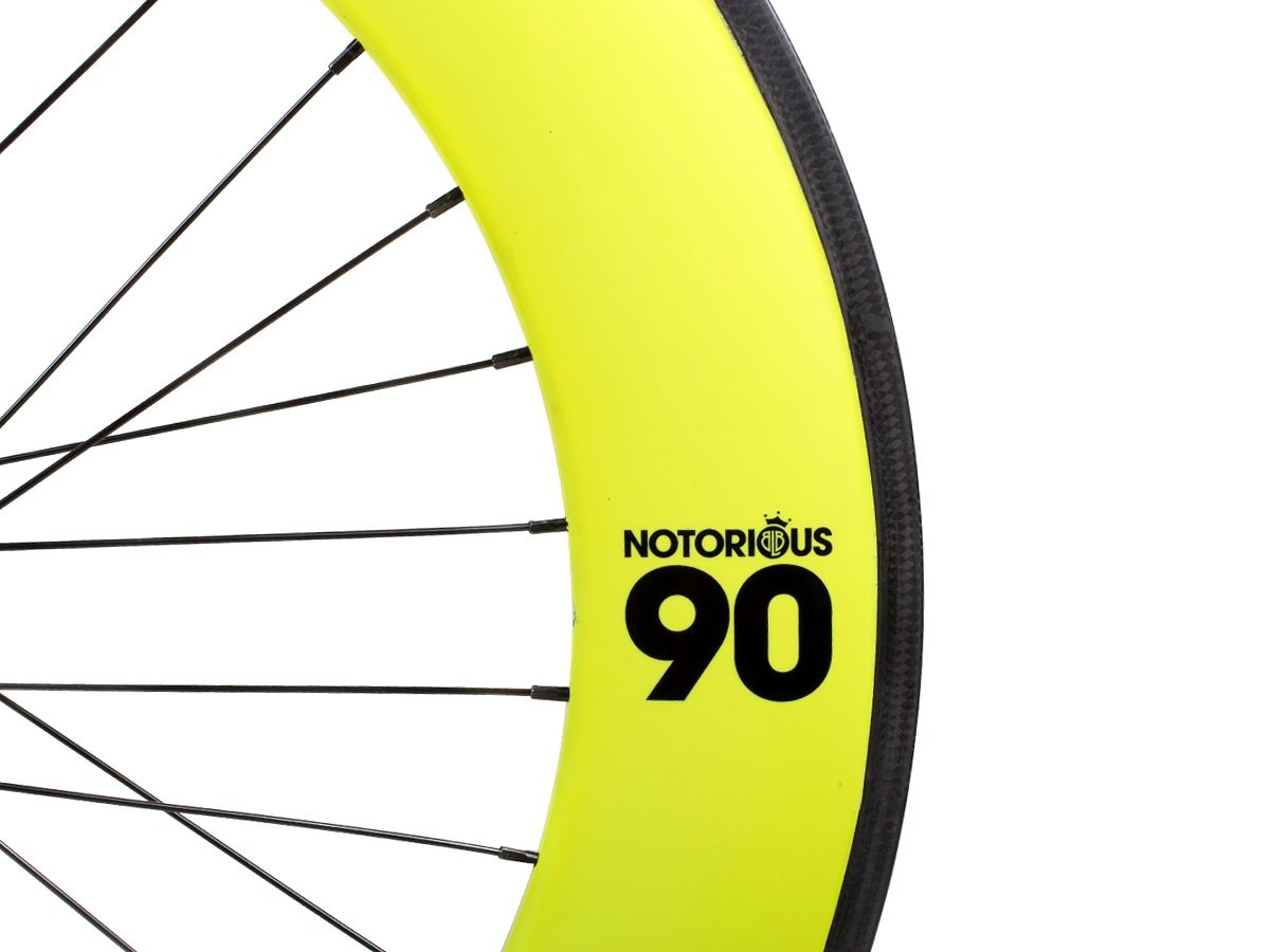 BLB Notorious 90 Rear Wheel - Yellow/Black