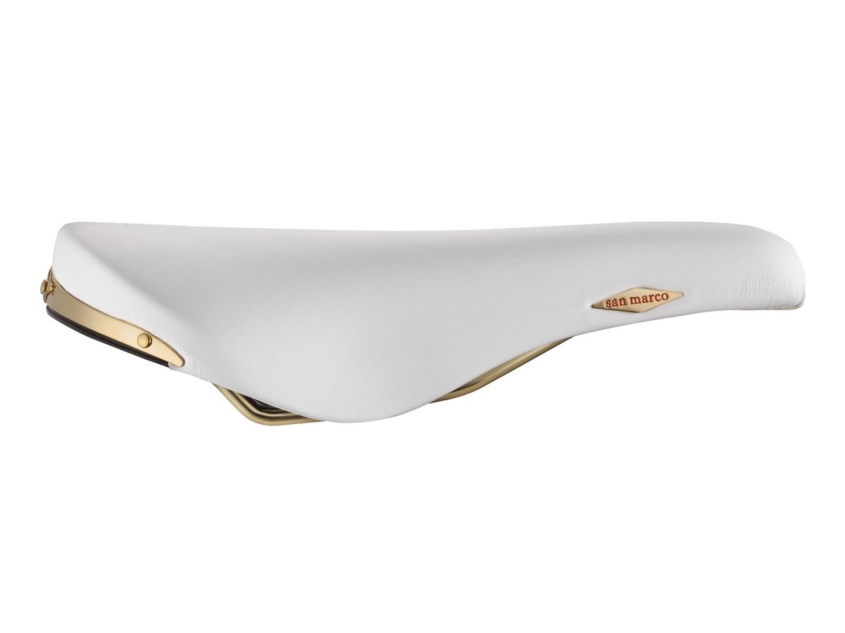 パーツ selle san marco rolls due white Selle San Marco Rolls Saddle - White Vintage Leather