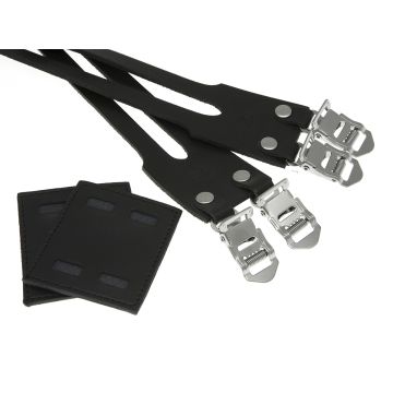 BLB Double Leather Straps - Black
