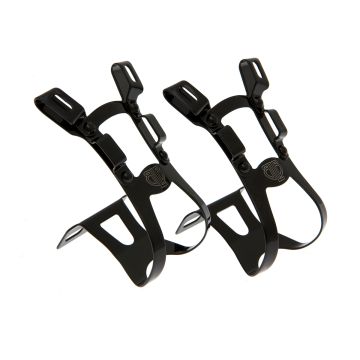 BLB Steel DB/DG Toe Clips - Black