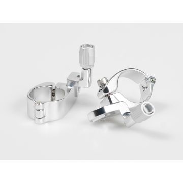 VIA Downtube Shifter Handlebar Mount - Silver