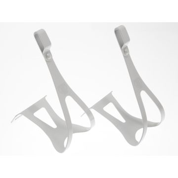 BLB Steel SB/SG Toe Clips - White