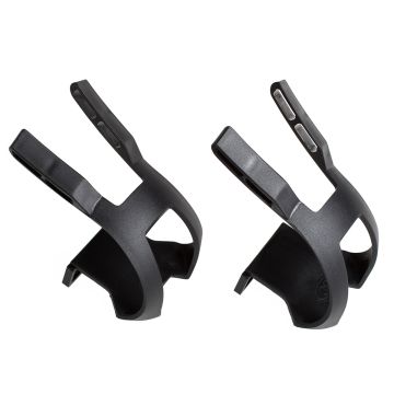 BLB Plastic DB/DG Toe Clips - Black