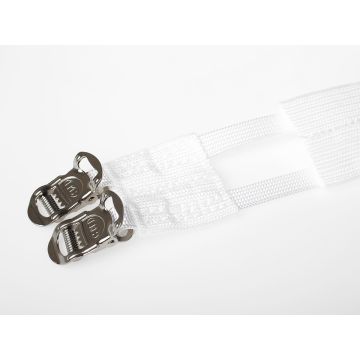 BLB Double Nylon Straps - White