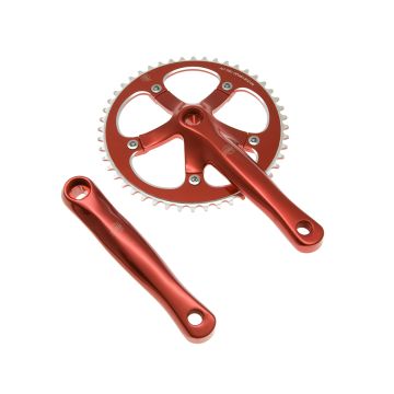 BLB Track Crankset - Red