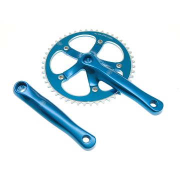 BLB Track Crankset - Blue
