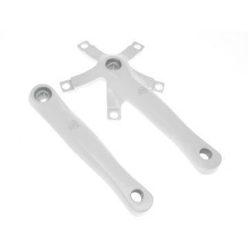 BLB Track Crank Arms - White