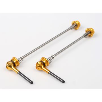 VIA Titanium QR Axle - Gold