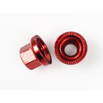 BLB Steel Track Nuts - Red