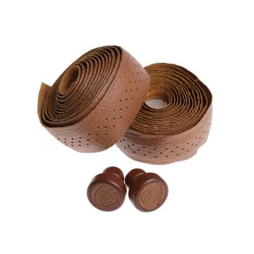 BLB Leather Bar Tape - Honey Brown