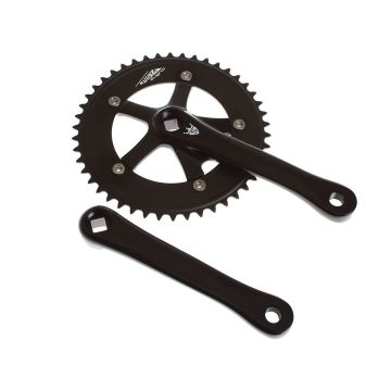 Sugino Pista Crankset - Black