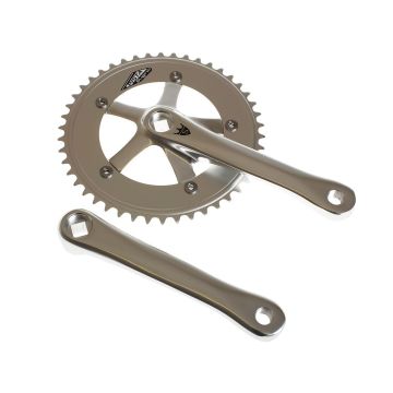 Sugino Pista Crankset - Silver