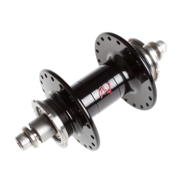 Phil Wood Track HF Rear Double Fix Hub - Black