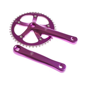 BLB Track Crankset - Purple